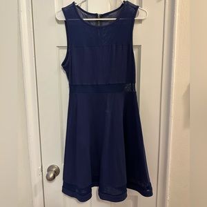 Navy Express Party Dress